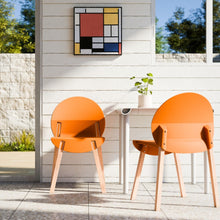 Load image into Gallery viewer, 4 Piece Set Of Single Chairs With A Design Combining Modern And Traditional Elements