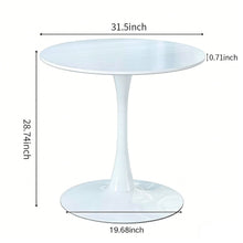 Load image into Gallery viewer, Mid-Century Tulip Table With Round Top, Pedestal Base