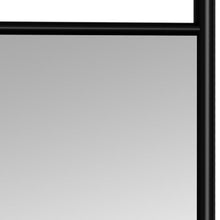 Load image into Gallery viewer, 64" Wood Leaning Ladder Framed Full Length Mirror - Black
