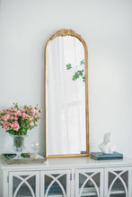 Load image into Gallery viewer, Wood Floor Mirror, Full Body Mirror Dressing Make Up Mirror For Bathroom