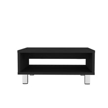 Load image into Gallery viewer, Coffee Table 1 Shelf, 4 Legs - Black