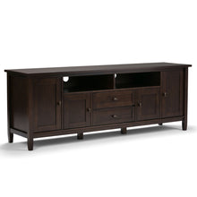 Load image into Gallery viewer, Warm Shaker - TV Media Stand Handcrafted - Tobacco Brown