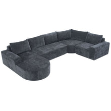 Load image into Gallery viewer, U-Shaped Oversized Modular Cloud Sectional Sofa With Deep Seat For Living Room