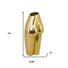 Load image into Gallery viewer, Female Form Table Vase - Gold