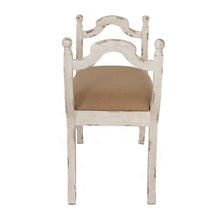 Load image into Gallery viewer, Harlow - Bench, Farmhouse / French Country Style Vanity Chair - Beige / White