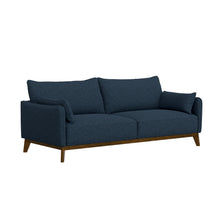 Load image into Gallery viewer, Sofa Wide With Attached Legs - Blue