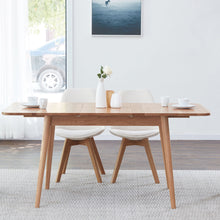 Load image into Gallery viewer, Round Corner Diagonal Leg Telescopic Table For 6 - 8 People To Meet Dining Table