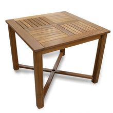 Load image into Gallery viewer, 36" Square Solid Wood Trestle Base Dining Table - Brown