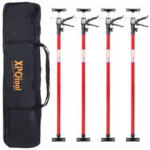 Load image into Gallery viewer, Adjustable Steel Support Pole System For Jacks And Drywalls With Carry Bag - Black / Red
