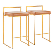 Load image into Gallery viewer, Fuji - Contemporary / Glam Design Counter Stool (Set of 2)