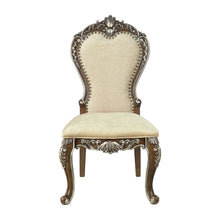 Load image into Gallery viewer, Upholstered Chenille Solid Wood Dining Side Chairs (Set of 2) - Gray / Oak