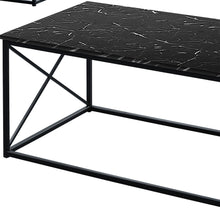Load image into Gallery viewer, Metal Coffee Table (Set of 3) - Black