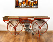 Load image into Gallery viewer, 72" Flying Merkel Motorcycle Bar Cart - Orange