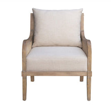 Load image into Gallery viewer, Lily Pond - Accent Chair With Removable Back Cushion - Beige / Natural