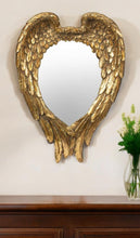 Load image into Gallery viewer, 22" Heart Resin Framed Accent Mirror - Gold