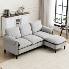 Load image into Gallery viewer, Convertible Combination Sofa With Footstools With Storage