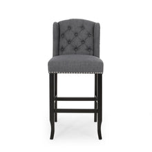 Load image into Gallery viewer, Vienna - Contemporary Fabric Tufted Wingback Counter Stools (Set of 2)