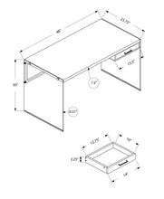 Load image into Gallery viewer, Contemporary Design Computer Desk For Home Office, Storage Drawers