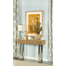 Load image into Gallery viewer, Harmony - 2 Drawer Table With Sled Base In Tones Accents - Natural