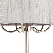 Load image into Gallery viewer, Lily - Contemporary Table Lamp - Polished Nickel / Gray