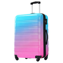Load image into Gallery viewer, Hardshell Luggage Sets 3 Piece Gradient Color Expandable Suitcase With Spinner Wheels And Tsa Lock Lightweight 20" 24" 28" Available