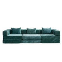 Load image into Gallery viewer, Convertible Floor Sofa Bed, Boneless Modular Sectional Sofa For Living Room