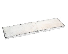 Load image into Gallery viewer, 18" Rectangular Marble Vanity Tray - White