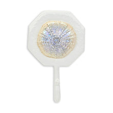 Load image into Gallery viewer, 4" Cast Iron Sand Dollar Wall Hook - Pearl / White
