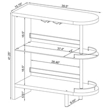 Load image into Gallery viewer, Karinna - 2 Tier Home Bar Table With Shelf - Silver