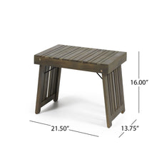 Load image into Gallery viewer, Temptation - Outdoor Foldable Side Table With Slat Design