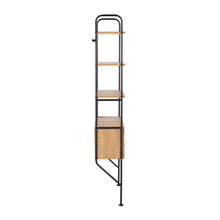 Load image into Gallery viewer, Lean - Industrial Bookcase - Black / Brown