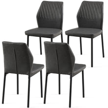 Load image into Gallery viewer, Dining Chairs Living Room Chair Modern Kitchen Armless Side Chair With Metal Legs