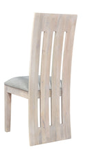 Load image into Gallery viewer, Fabric Wood Slat Back Dining Side Chairs (Set of 2) - Natural
