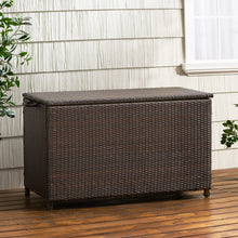 Load image into Gallery viewer, Blake - Wicker Cushion Box - Brown Multi