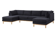 Load image into Gallery viewer, Hallie - Wide Sherpa Double Chaise U-Shape Sectional Sofa