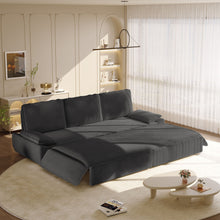 Load image into Gallery viewer, King Size Pull Out Sofa Bed, 3 In 1 Convertible Multifunctional