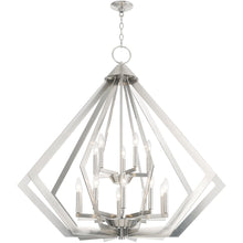 Load image into Gallery viewer, 41" Multi Light Dimmable Chandelier With Shades - Nickel