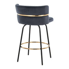 Load image into Gallery viewer, Cinch - Contemporary Fixed Height Counter Stool With Swivel & Round Footrest (Set of 2)