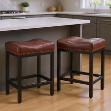 Load image into Gallery viewer, Tufted Club Chair (Set of 2) - Black / Brown