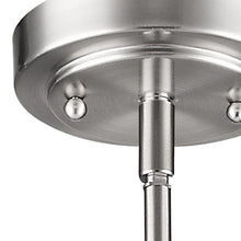 Load image into Gallery viewer, Frosted Glass Hanging Light - Silver