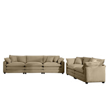 Load image into Gallery viewer, Elegant Oversized Sectional Sofa Set With Deep Seats And Flexible Layout