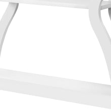 Load image into Gallery viewer, Floor Shelf Console Table With Shelves - White