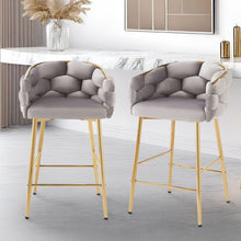 Load image into Gallery viewer, Modern Counter Stools (Set of 2)