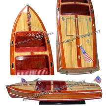 Load image into Gallery viewer, Hand Painted Model Boat (624220) - Dark Brown