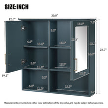 Load image into Gallery viewer, 2 In 1 Wall-Mounted Mirror Cabinet With Adjustable Shelves, Soft-Close Doors, High-Definition Mirror & Storage