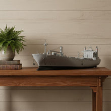 Load image into Gallery viewer, Hand Painted Model Boat (624475) - Gray