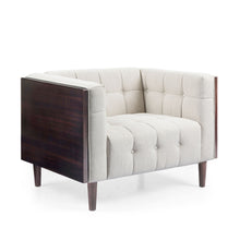 Load image into Gallery viewer, Contemporary Club Chair With Button Tufted Waffle Stitch