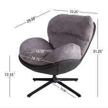Load image into Gallery viewer, 360° Swivel Office Chair, No Wheels