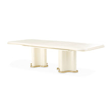 Load image into Gallery viewer, La Terrazza - Double Pedestal Dining Table - Creamy Pearl