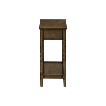 Load image into Gallery viewer, Accent End Table, 2 Tier, Storage Drawer, Traditional Stylish Design